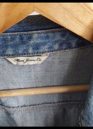 m Beden Mavi jeans kot ceket