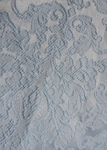 Mavi Kısa Yuvarlak Yaka Pilili Abiye Elbise - Görsel 8