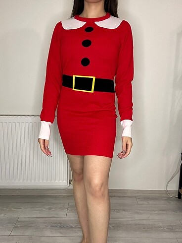 Diğer Boohoo MRS CLAUS CHRISTMAS JUMPER DRESS