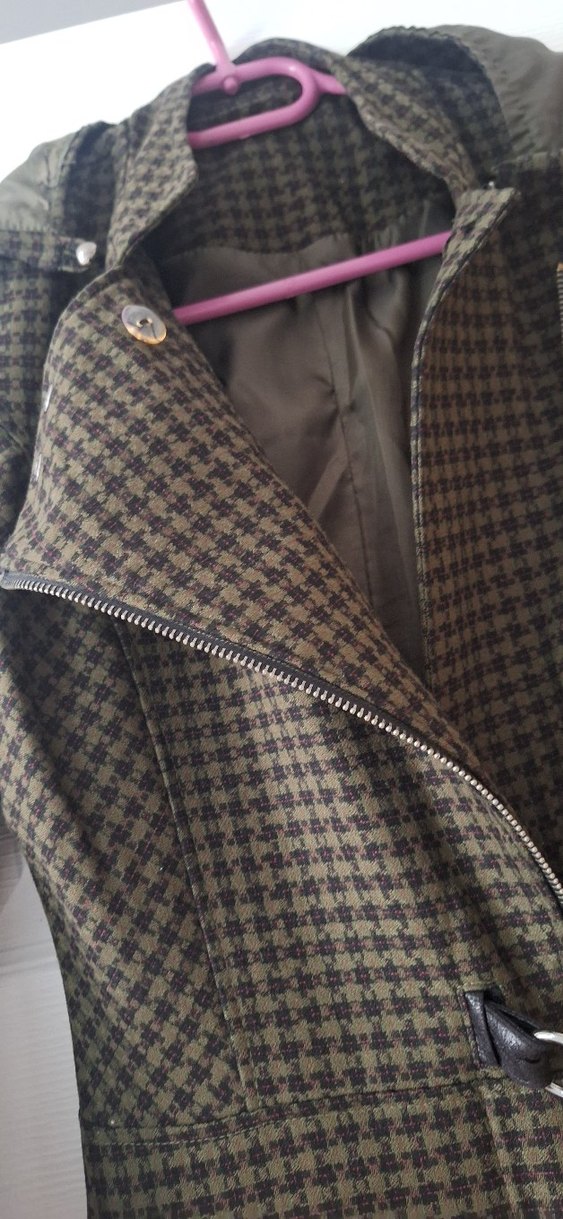 Kemerli Vintage Uzun Astaelı Kaban - Görsel 3