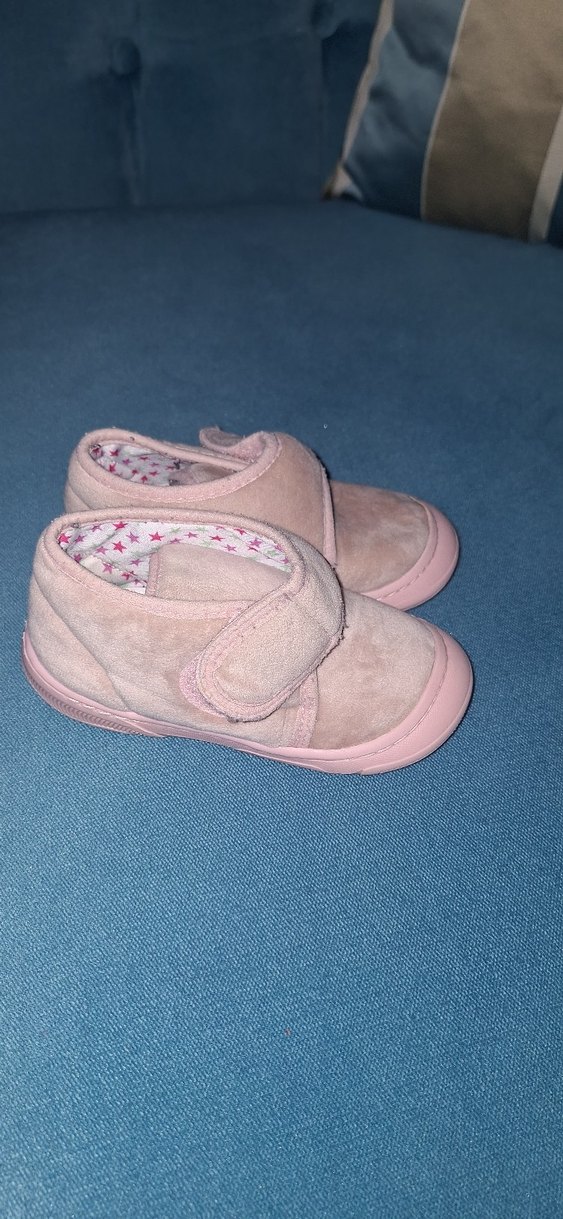 Kız Çocuk Pembe Cırtlı Sıcak Terlik - Görsel 3