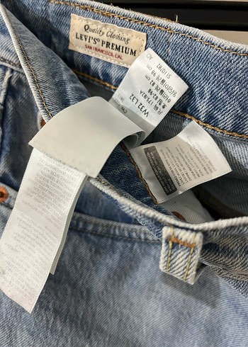 32 Beden LEVIS 512 32/32 Mavi Erkek Slim Taper Fit Denim Pantolon