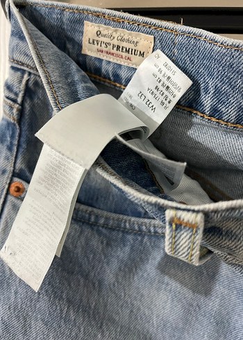 32 Beden mavi Renk LEVIS 512 32/32 Mavi Erkek Slim Taper Fit Denim Pantolon