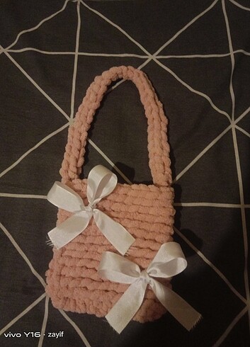 Pembe Kurdaleli Orta Boy Pinterest Puffy Çanta
