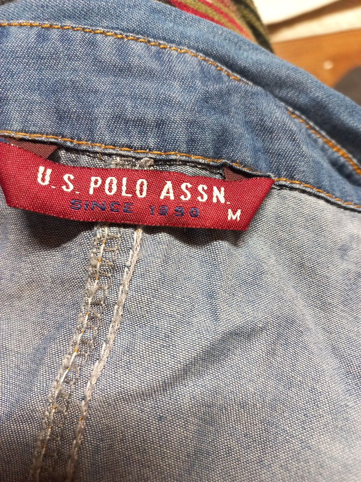 Kadın Uzun Denim Ceket Düğmeli Gri Mavi - Görsel 2