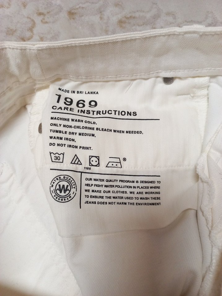 Beyaz Mini Denim Şort - Görsel 5