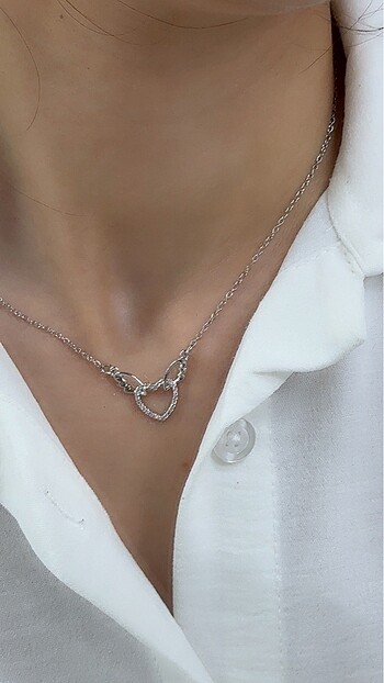 Alâi Çelik Silver Kolye