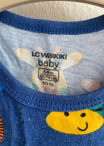 LC Waikiki Renkli Desenli Erkek Bebek Kolsuz Tulum