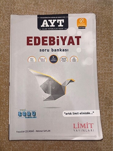 AYT EDEBİYAT LİMİT YAYINLARI SORU BANKASI