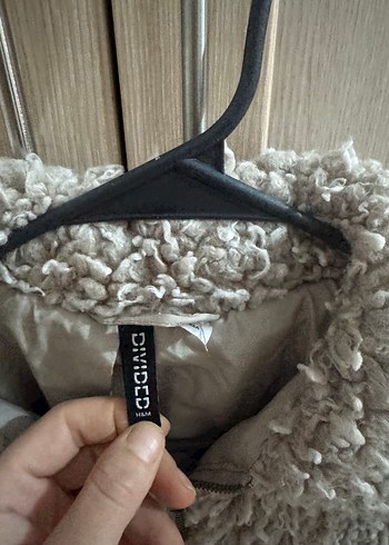 Bej Peluş Detaylı Kadın Midi Ceket - Görsel 5