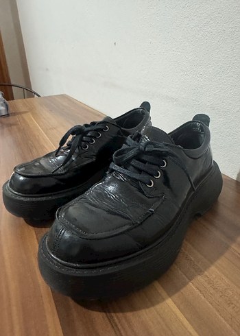 Siyah kadın Klasik Ayakkabı - Görsel 7