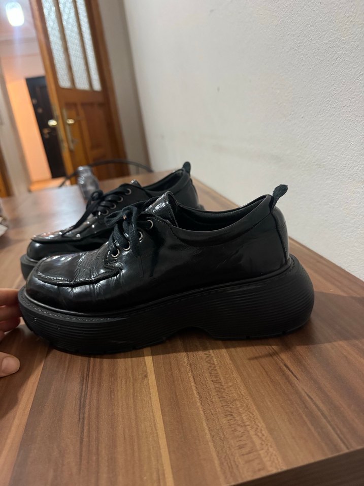 Siyah kadın Klasik Ayakkabı - Görsel 4