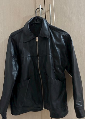 Kadın Siyah Deri Ke Ceket - Görsel 3