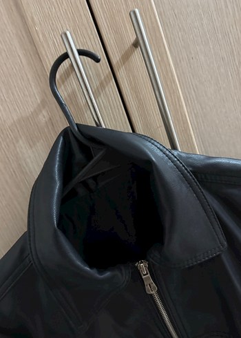 Kadın Siyah Deri Ke Ceket - Görsel 2