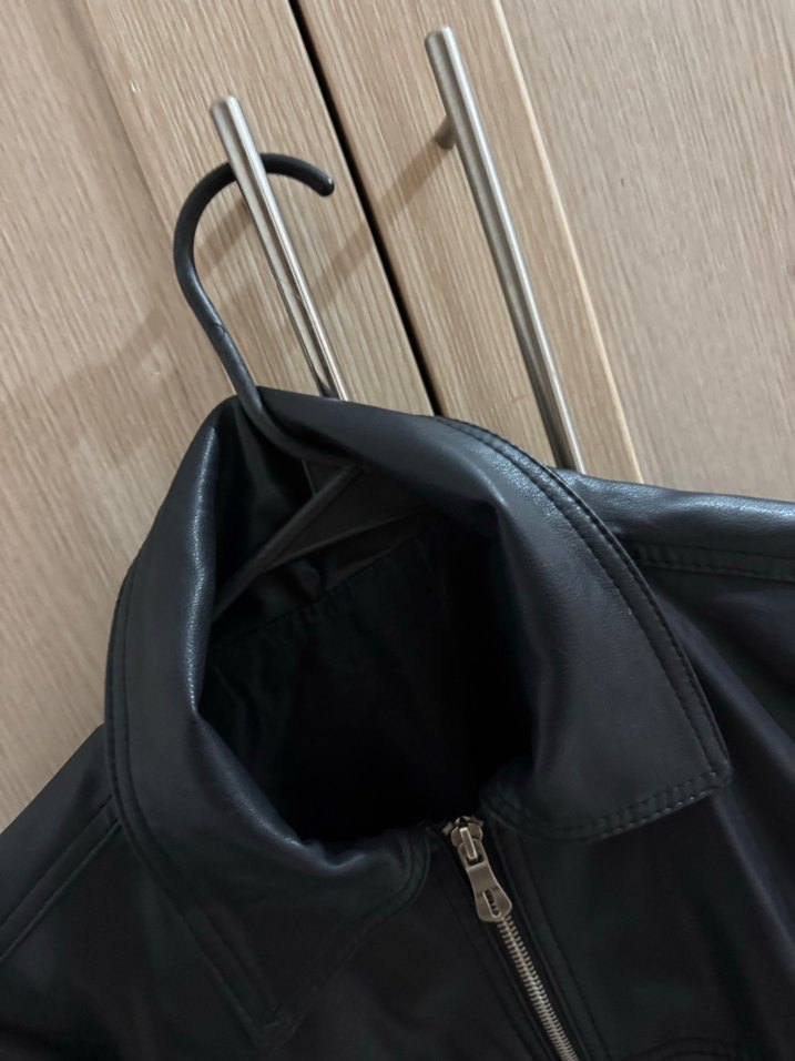 Kadın Siyah Deri Ke Ceket - Görsel 2