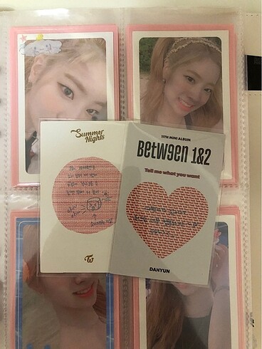 Summer nights between dahyun messagecard