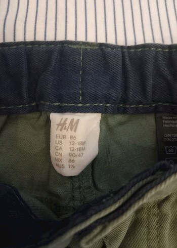 12-18 Ay Beden Erkek Çocuk Haki denim pantolon