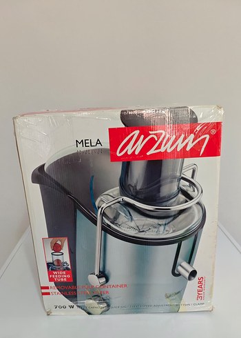 Arzum MELA Gri Katı Meyve Sıkacağı 700W