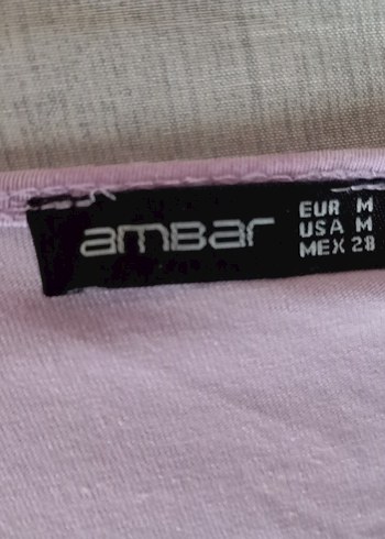 m Beden Pembe Kısa Kollu Crop Top