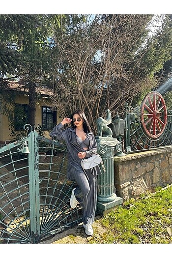 Antrasit fitilli Krinkıl üçlü takım - Görsel 5