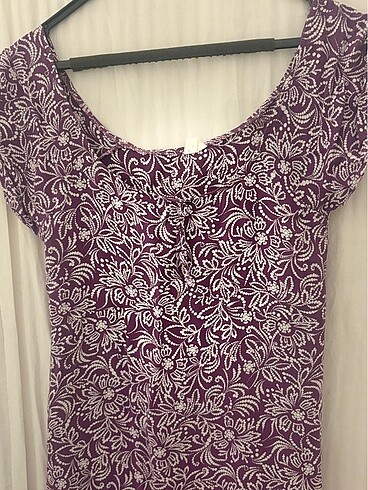 Yazlık kayık yaka elbise - Görsel 5