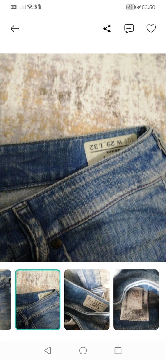 Diesel Kadın Mavi Kot Pantolon — görsel 2/4