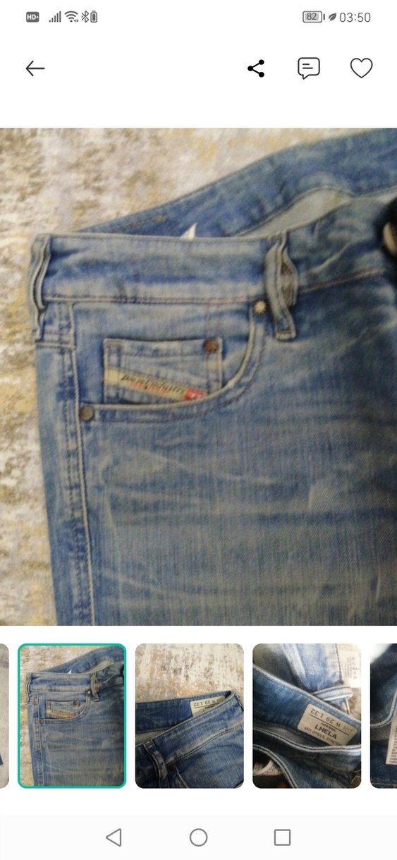 Diesel Kadın Mavi Kot Pantolon — görsel 3/4