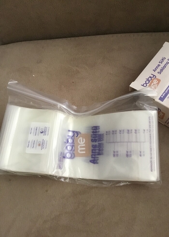 Anne sütü saklama poşeti - Görsel 2