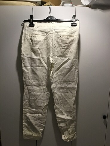 Mango keten pantolon - Görsel 2