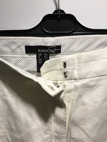 Mango keten pantolon - Görsel 3