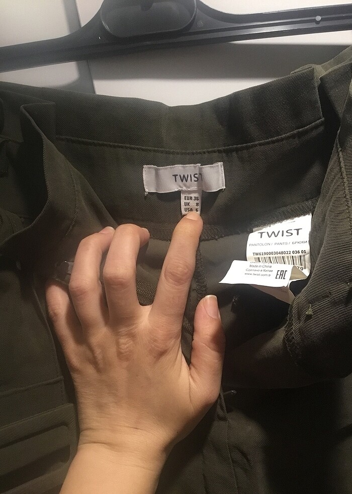 Twist havuç pant - Görsel 4