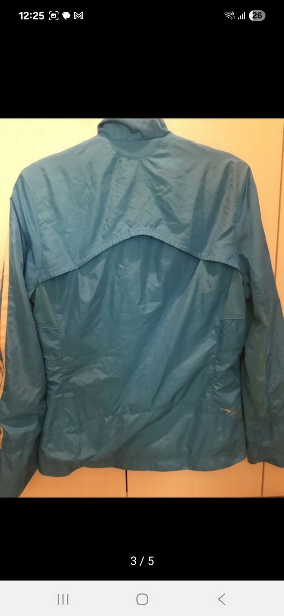 Mavi Fermuarlı Spor Ceket - Görsel 3