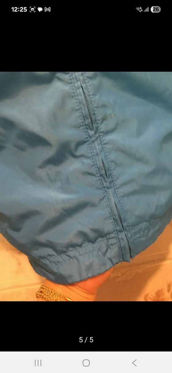 Mavi Fermuarlı Spor Ceket - Görsel 5