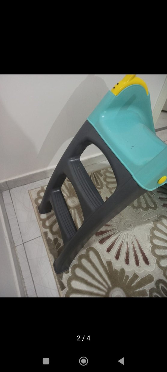 Pastel Mavi Çocuk Kaydırağı - Görsel 2