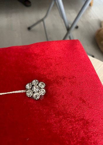 Kadife kırmızı kumaşla yapılmış dekoratif kutu - Görsel 7