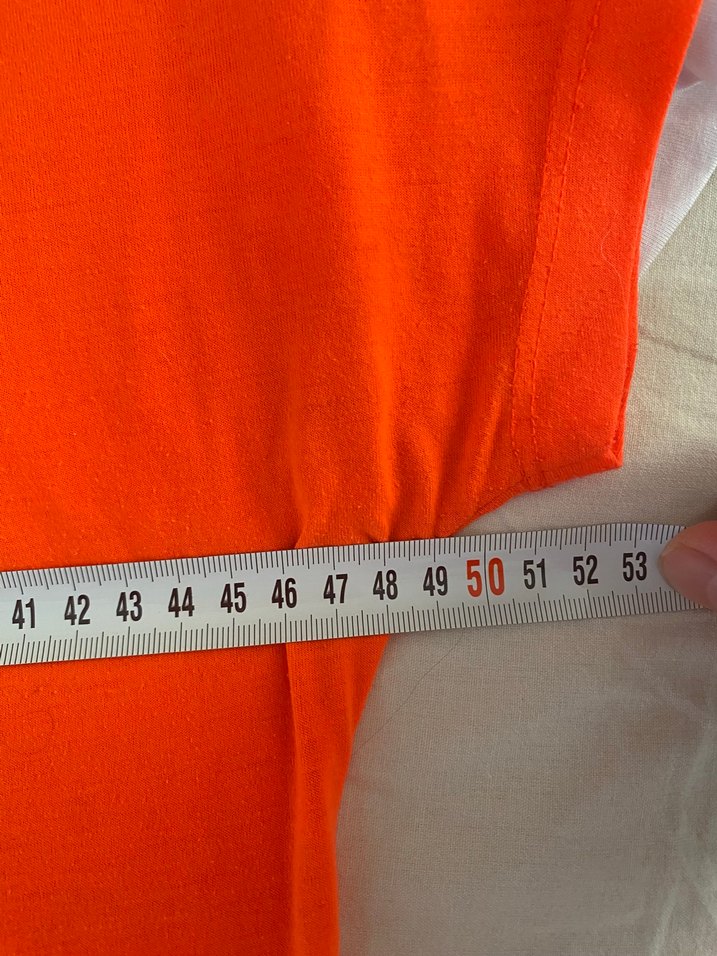 Hummel Turuncu Baskılı Kısa Kollu Tişört - Görsel 3