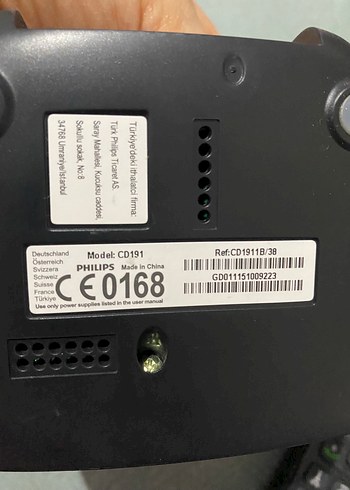 Philips Kablosuz Siyah Telefon - Görsel 4