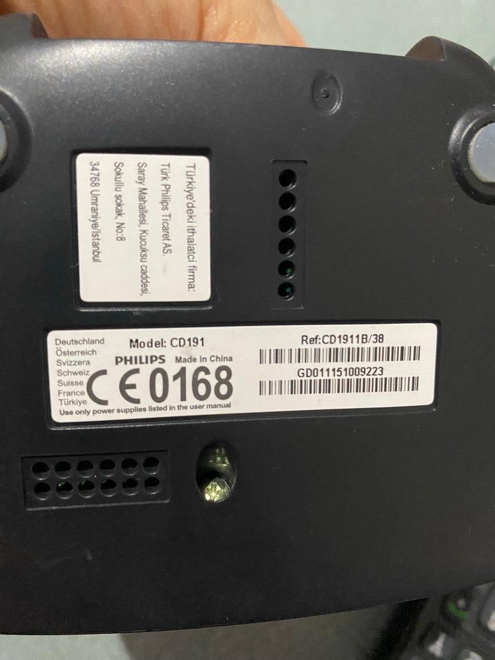 Philips Kablosuz Siyah Telefon - Görsel 4