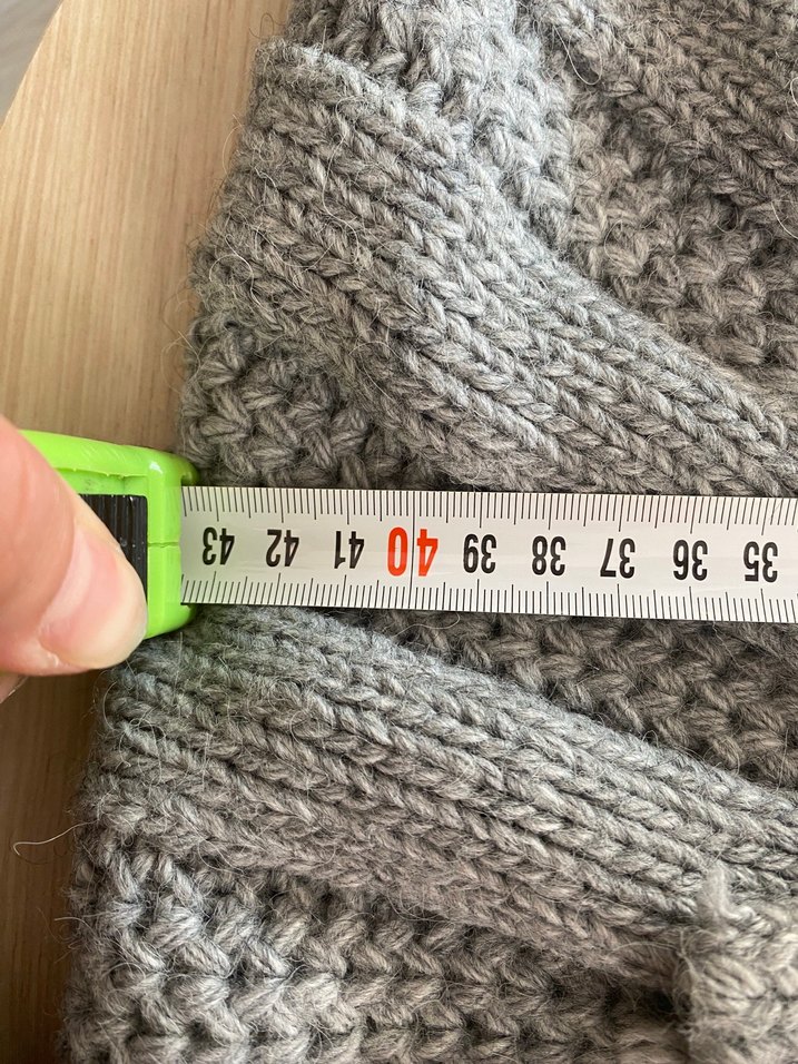 Gri Örgü Kadın Omuz Şalı - Görsel 3