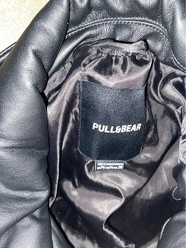 Pull and Bear Deri Bomber ceket