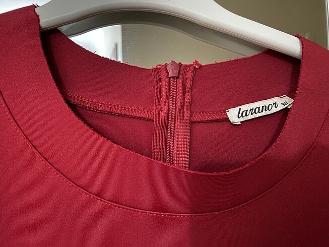 s Beden Bordo elbise