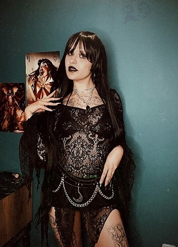 Beden Serafim Göğüs ve Bel Pentagram Harness Seti