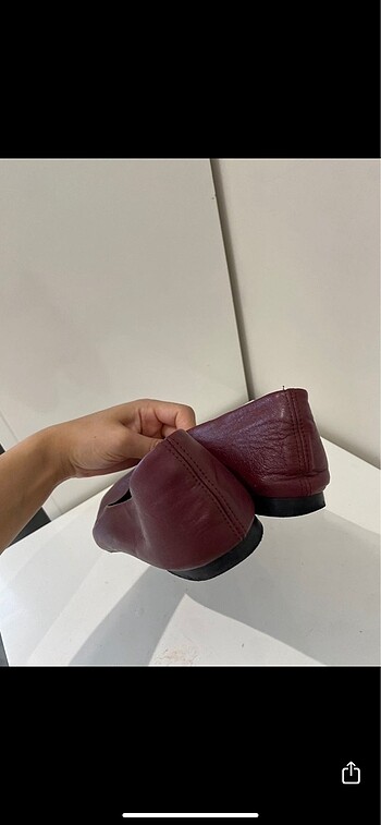 38,5 Beden bordo Renk ZARA BABET