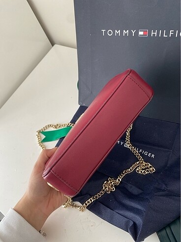 Beden bordo Renk TOMMY HILFIGER ÇANTA