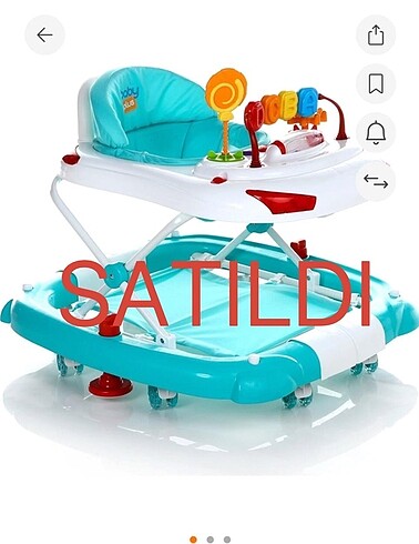E bebek cozy hoppalalı ve sallanan yürüteç