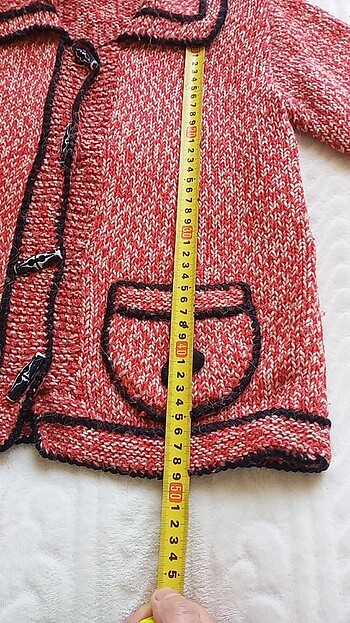 8 Yaş Beden El örgüsü hırka