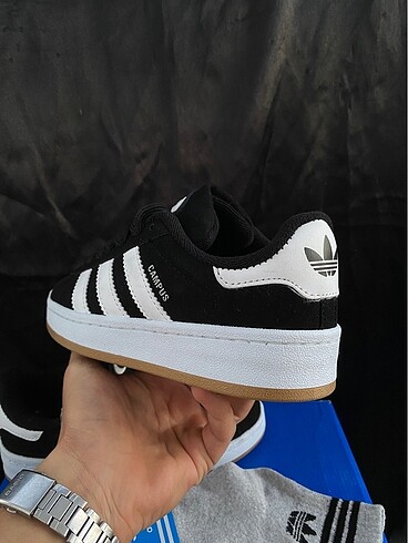 37 Beden siyah Renk Adidas campus ithal