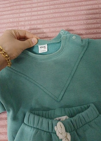 Yeşil Örgü Bebek Takim - Görsel 2