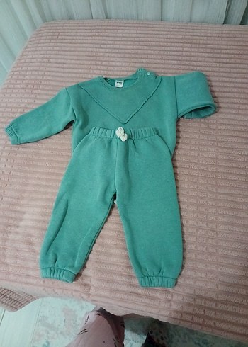 Yeşil Örgü Bebek Takim - Görsel 3