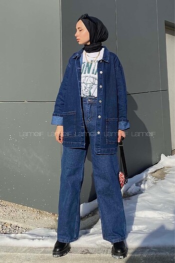 LAMELİF KOT CEKET